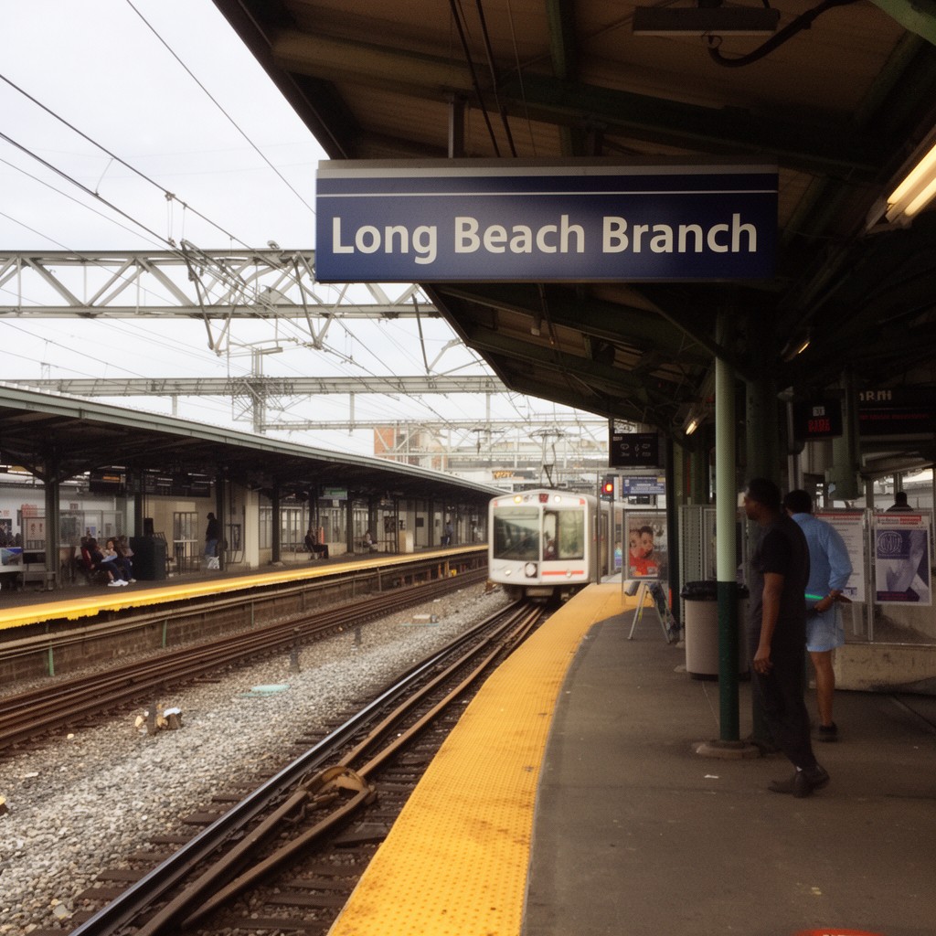 AI-generated illustration of Long Beach Branch
