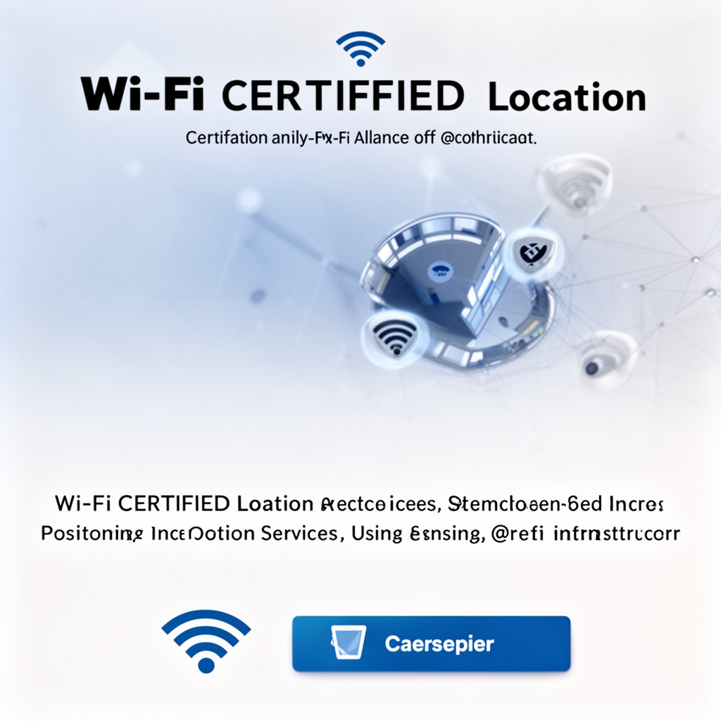 AI-generated illustration of Wi‑Fi CERTIFIED Location