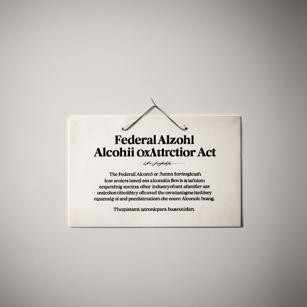 AI-generated illustration of Federal Alcohol Administration Act