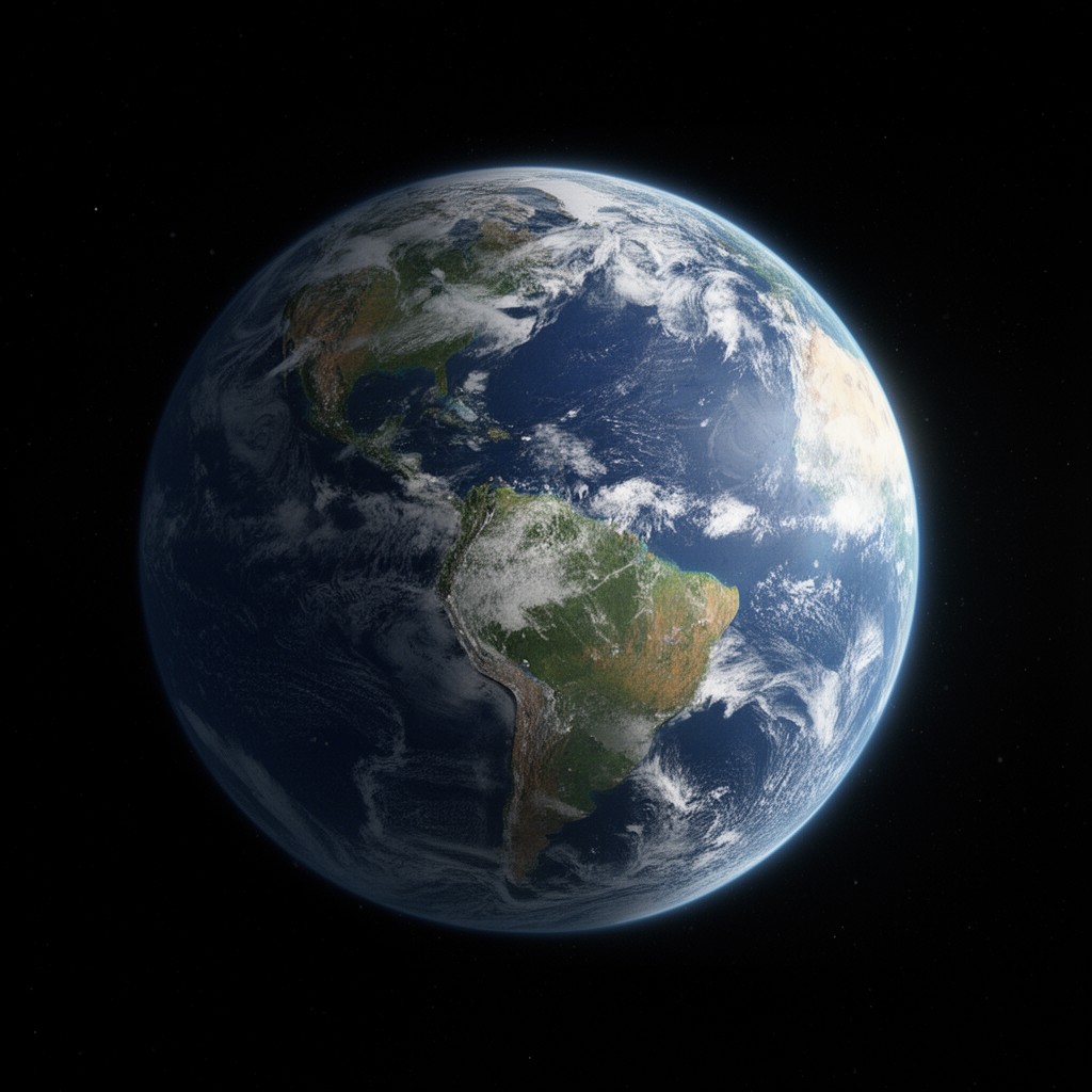 AI-generated illustration of Planet Earth II
