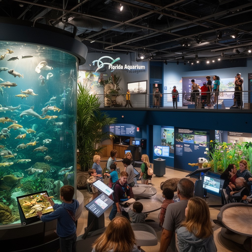 AI-generated illustration of Florida Aquarium