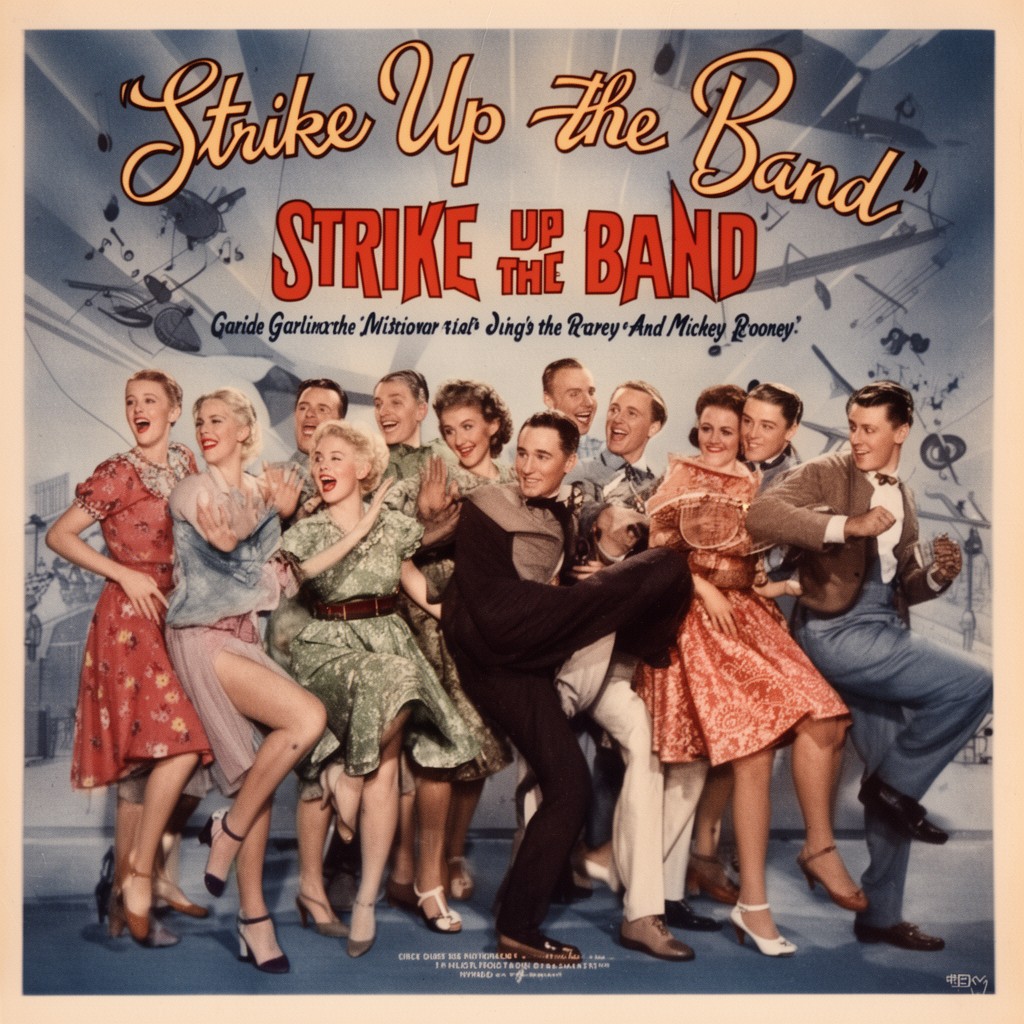 AI-generated illustration of Strike Up the Band