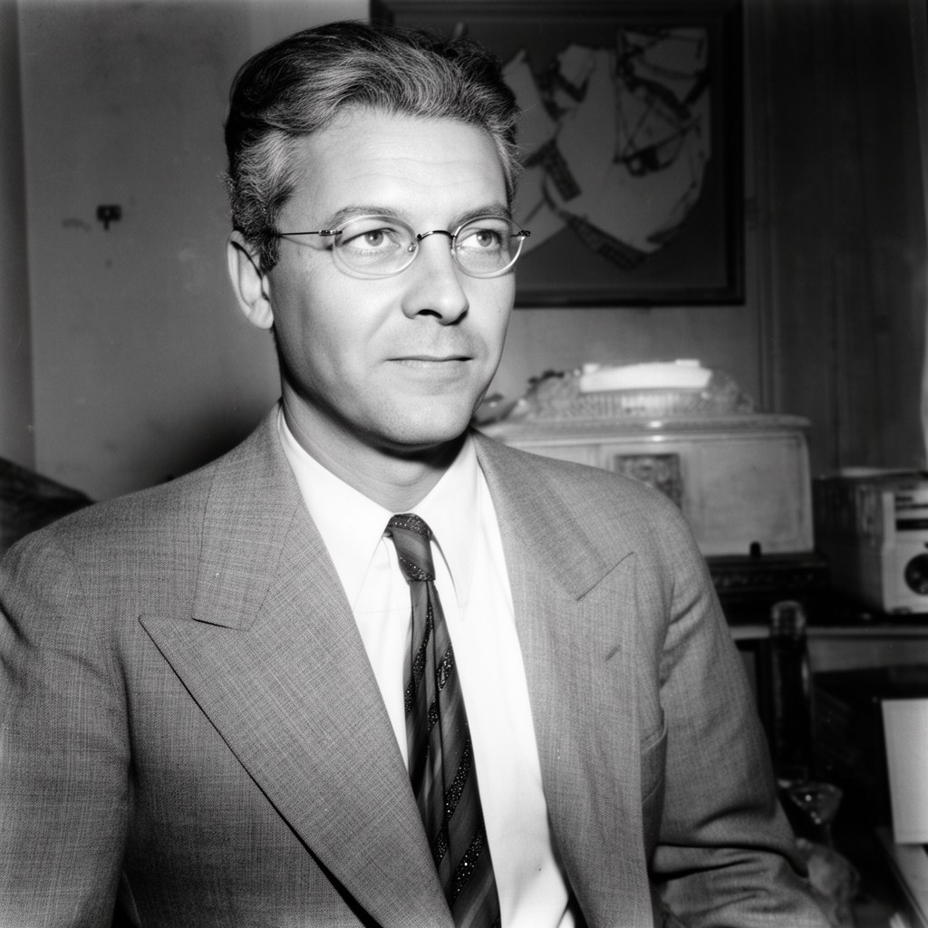 AI-generated illustration of Frank Gumm