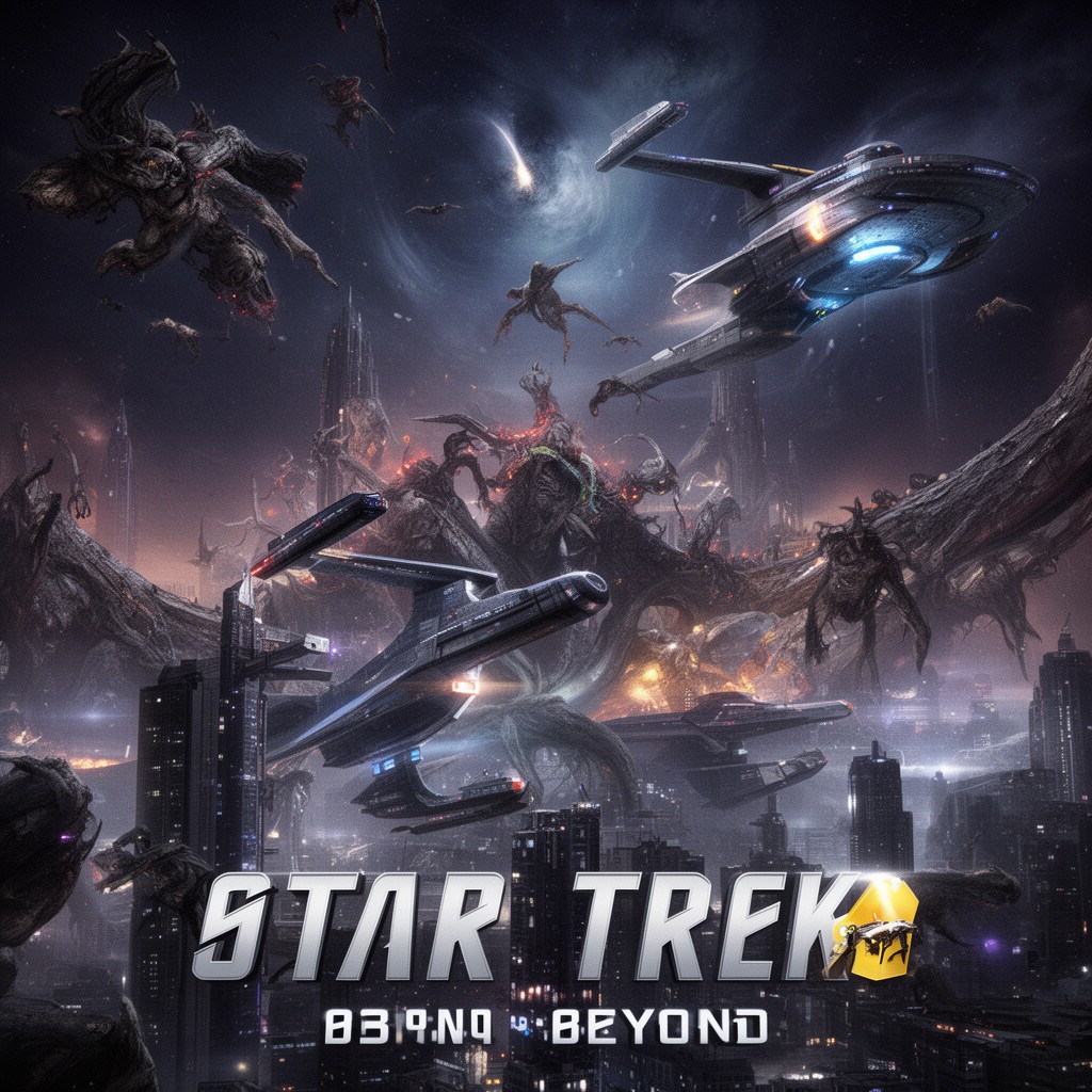 AI-generated illustration of Star Trek Beyond