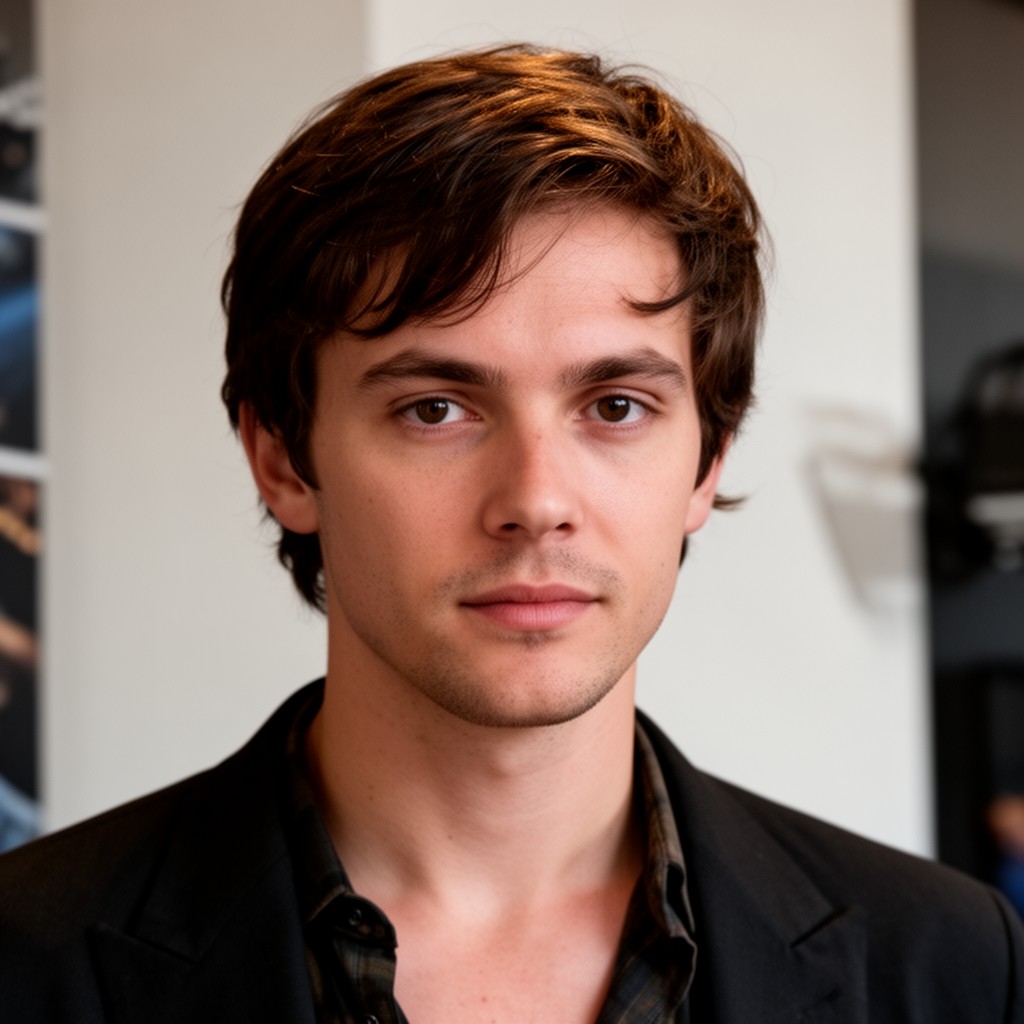 AI-generated illustration of Viktor Yelchin
