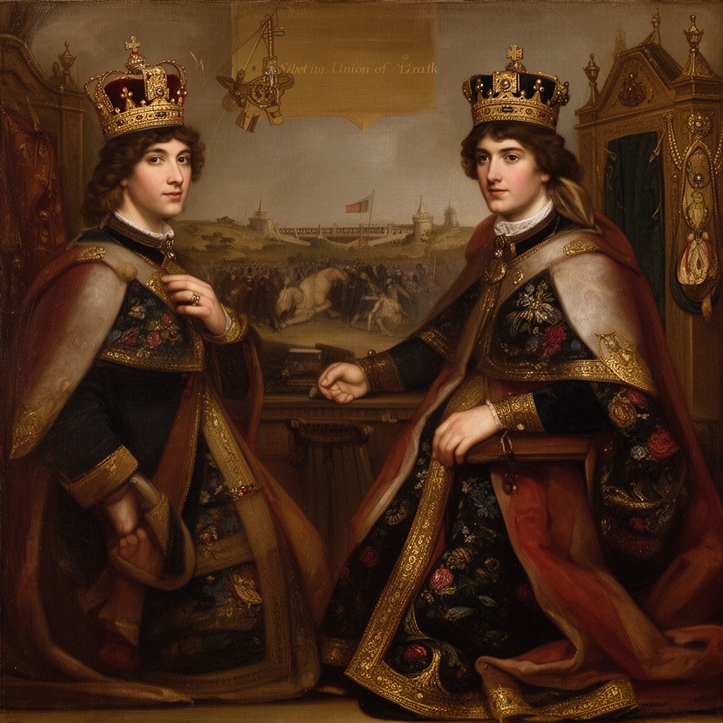 AI-generated illustration of Union of the Crowns