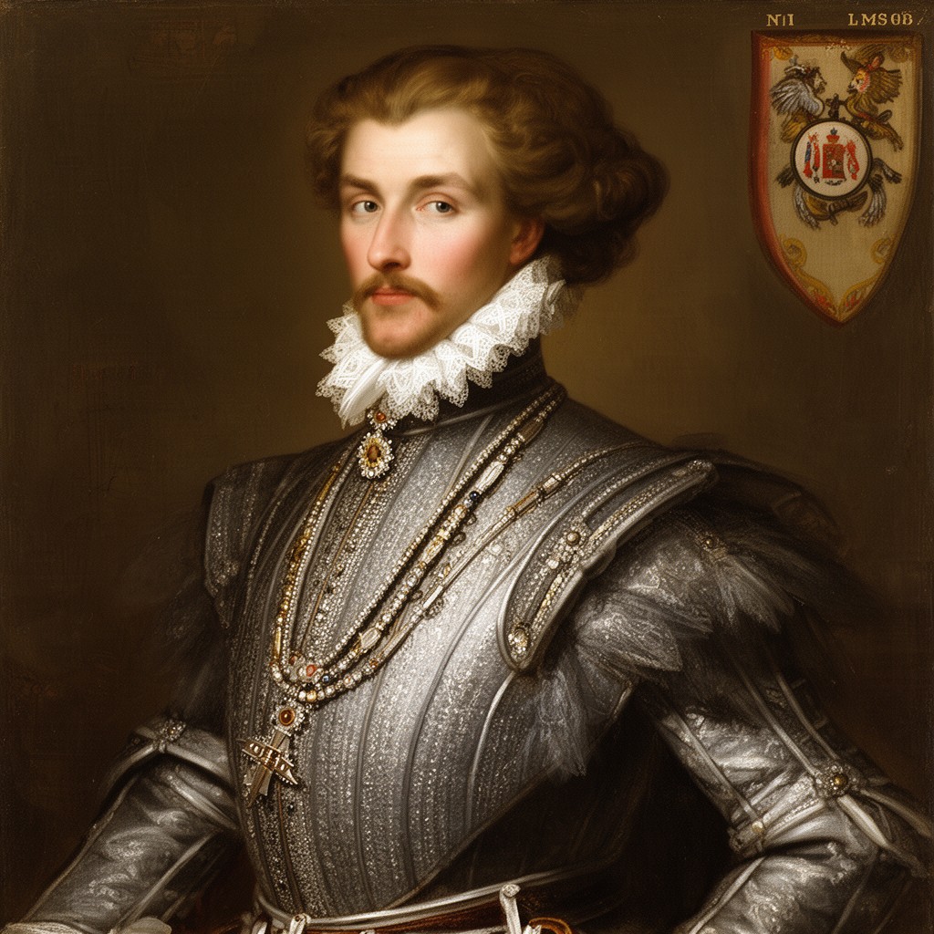 AI-generated illustration of Emmanuel Philibert, Duke of Savoy