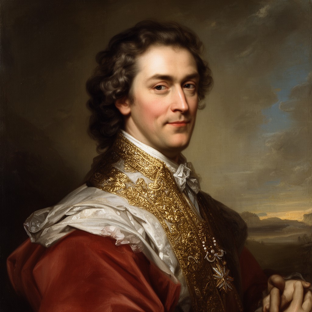 AI-generated illustration of Charles Le Brun