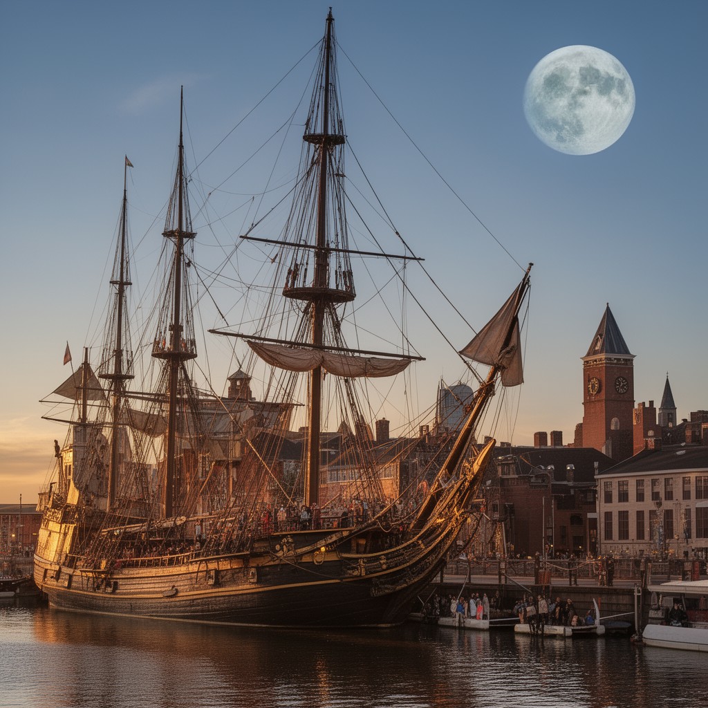 AI-generated illustration of Half Moon