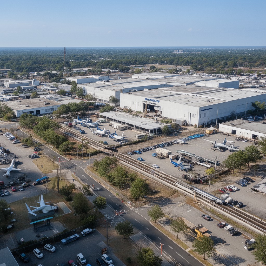 AI-generated illustration of North Charleston, South Carolina, United States