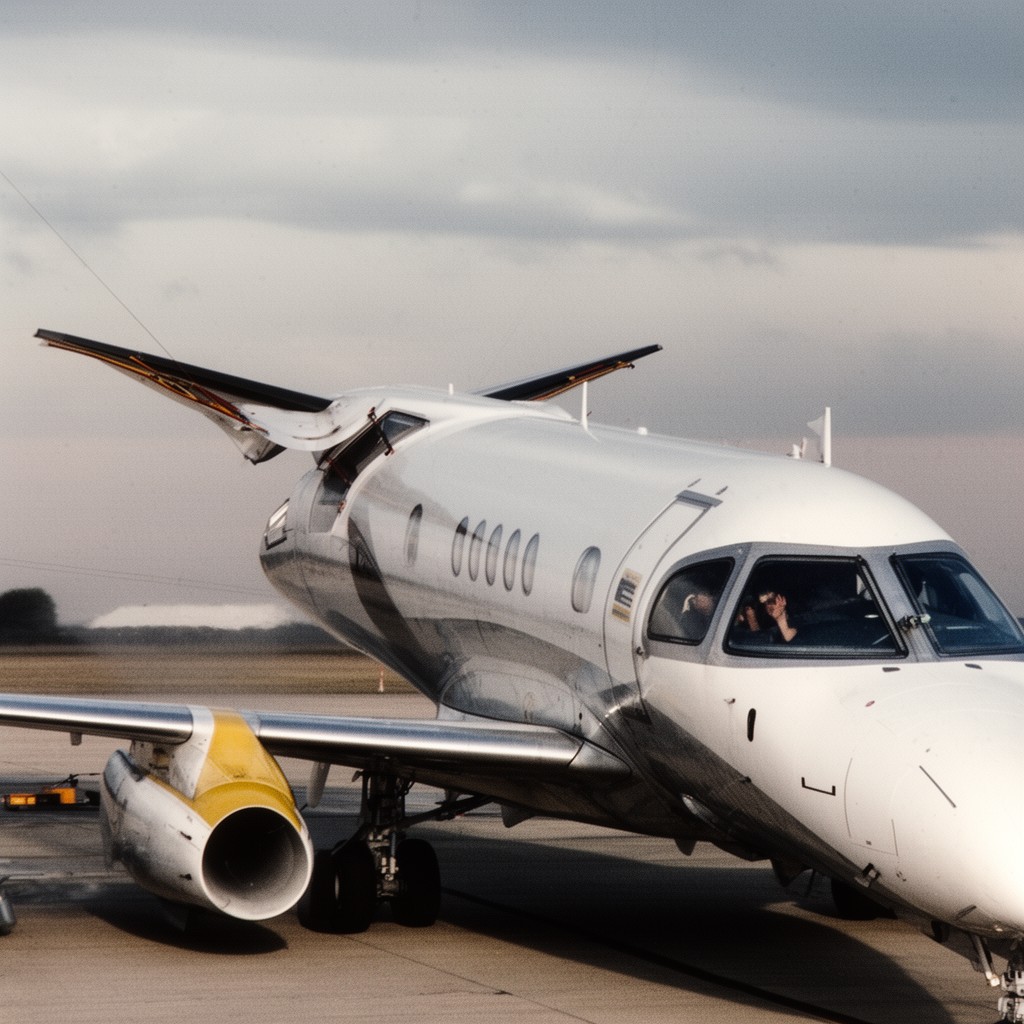 AI-generated illustration of Mesa Airlines (historically and/or selected periods)