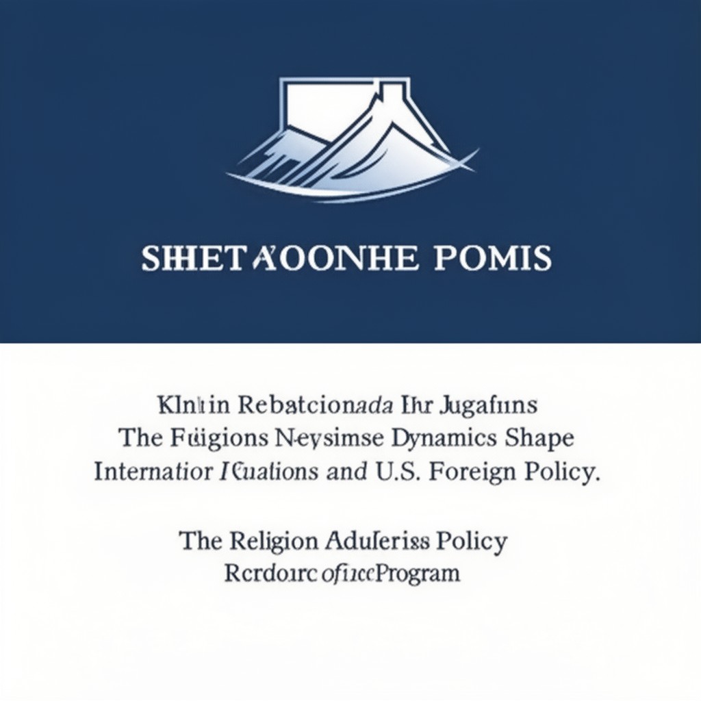 AI-generated illustration of Religion and Foreign Policy Program