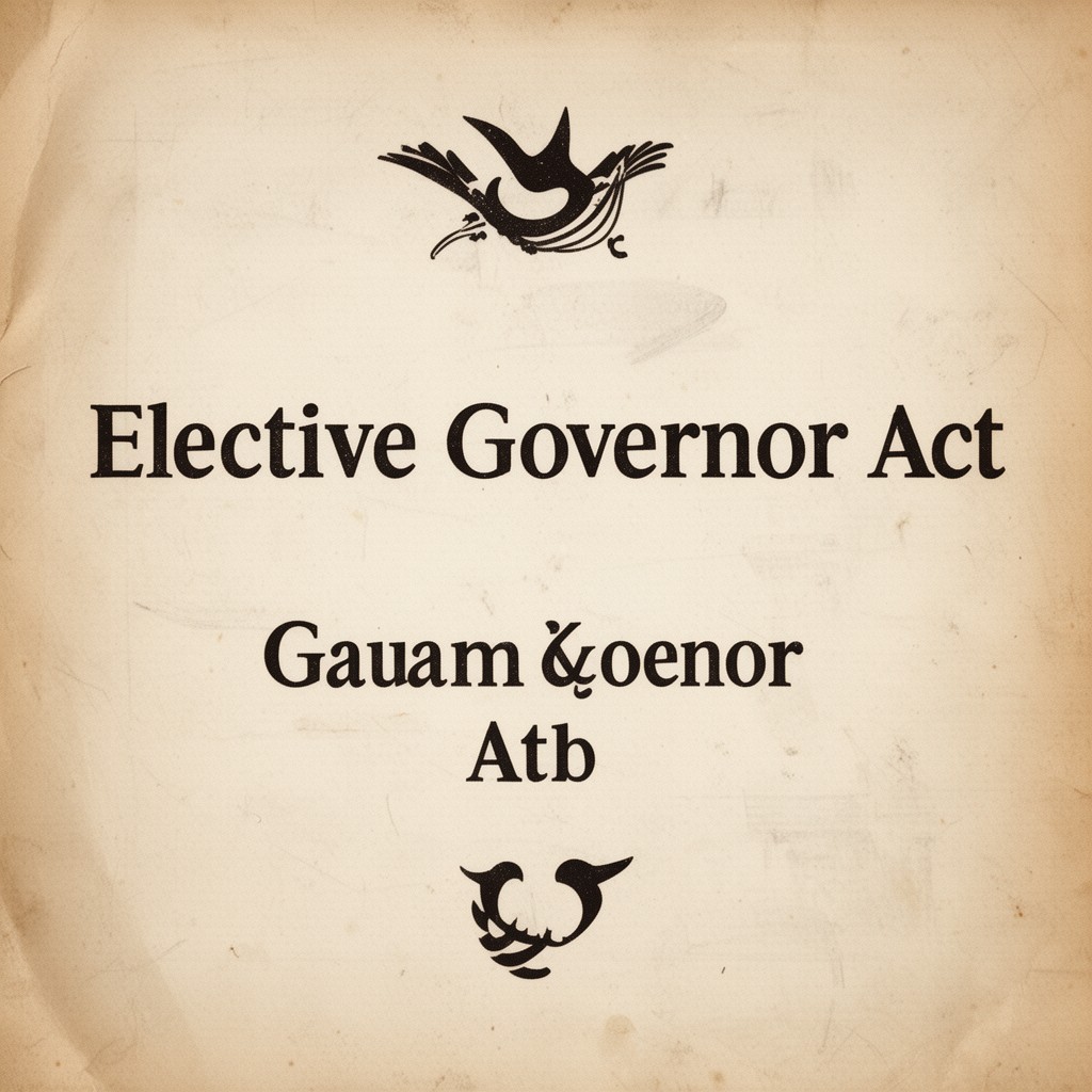 AI-generated illustration of Guam Elective Governor Act