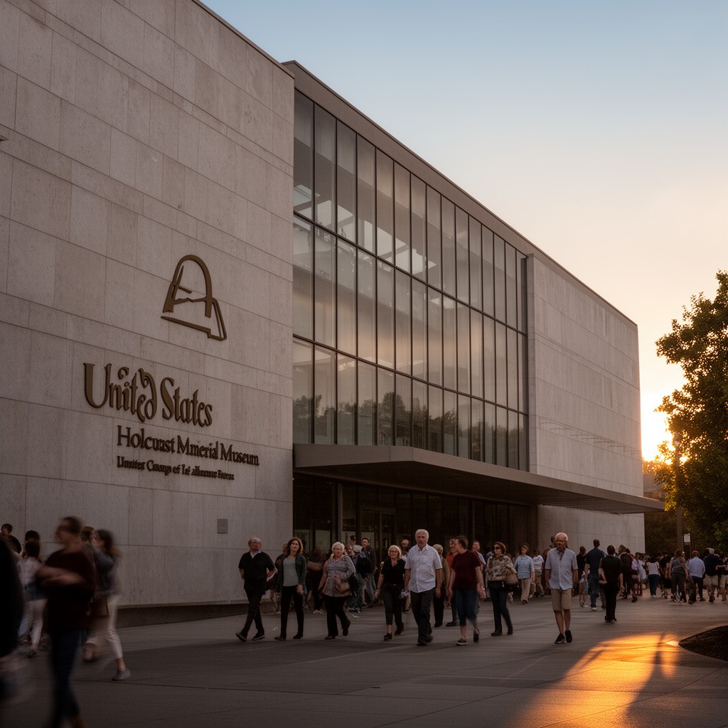 AI-generated illustration of United States Holocaust Memorial Museum