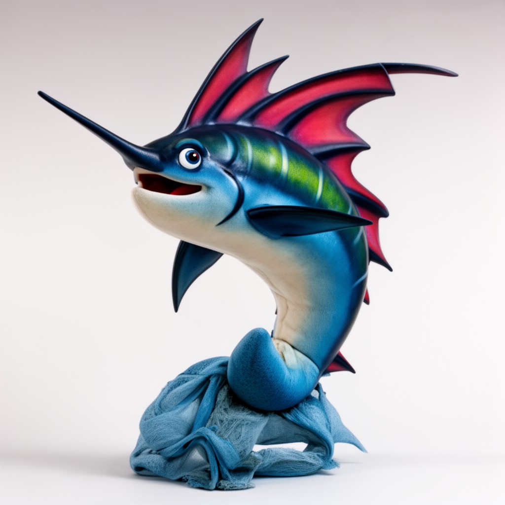 AI-generated illustration of Billy the Marlin