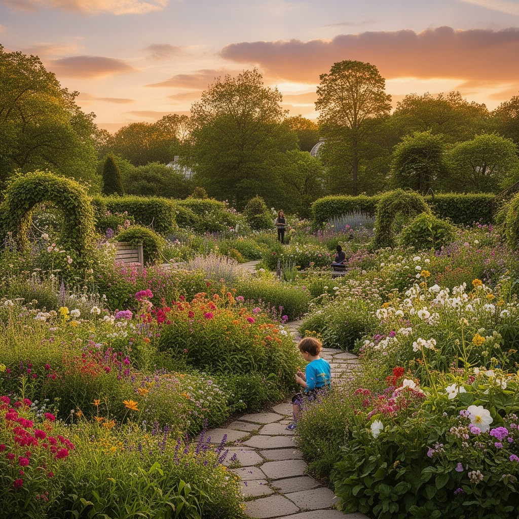 AI-generated illustration of Royal Botanical Gardens