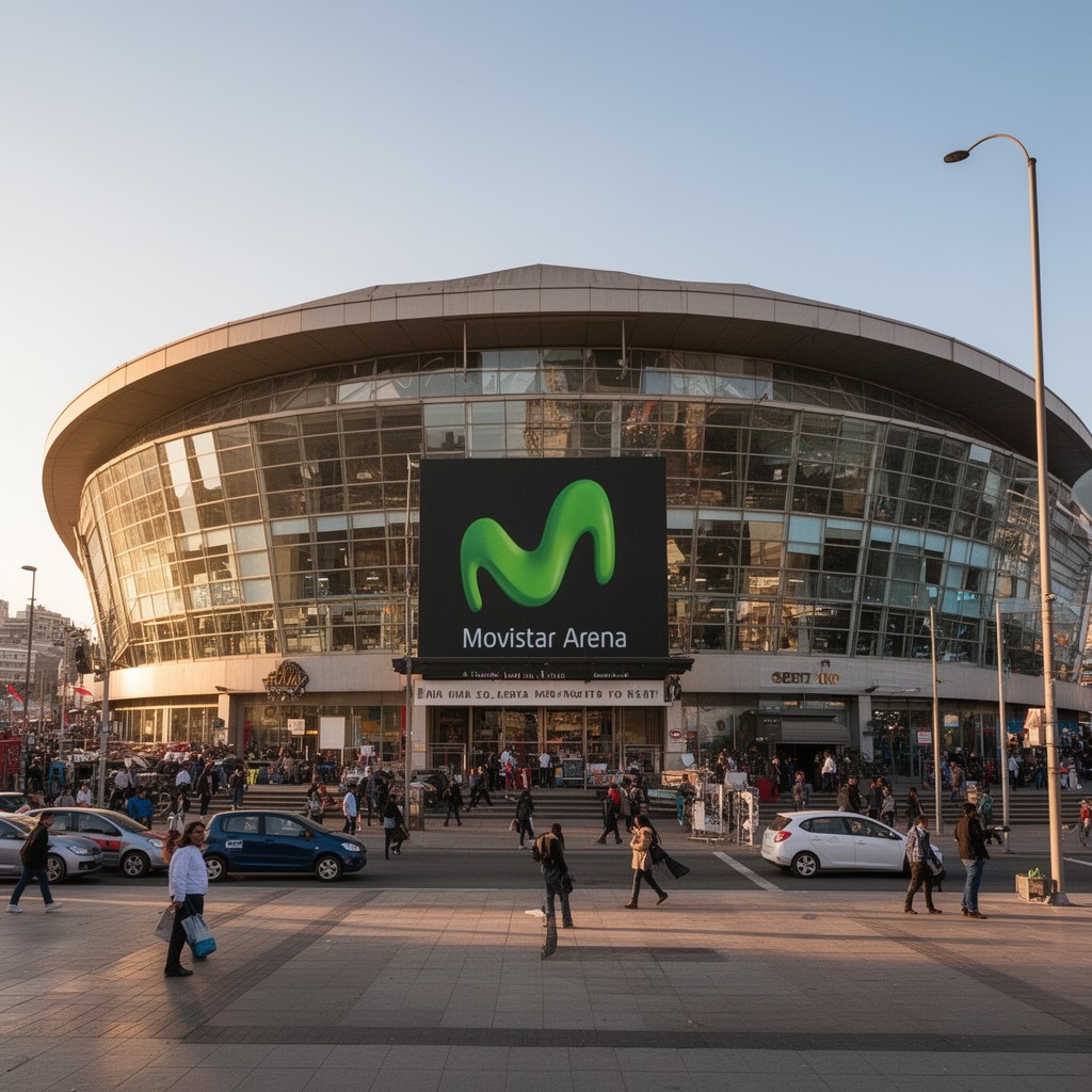 AI-generated illustration of Movistar Arena