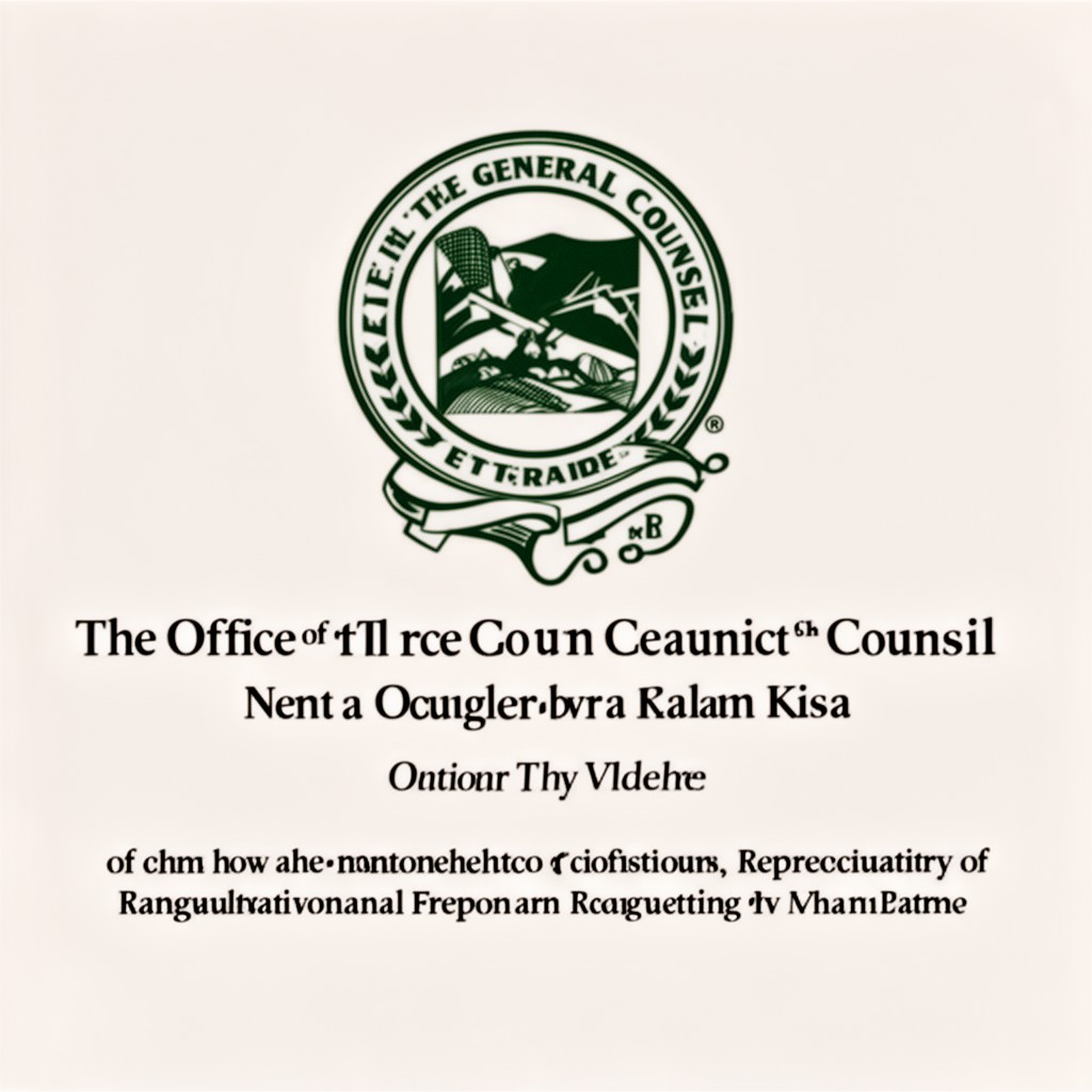 AI-generated illustration of Office of the General Counsel