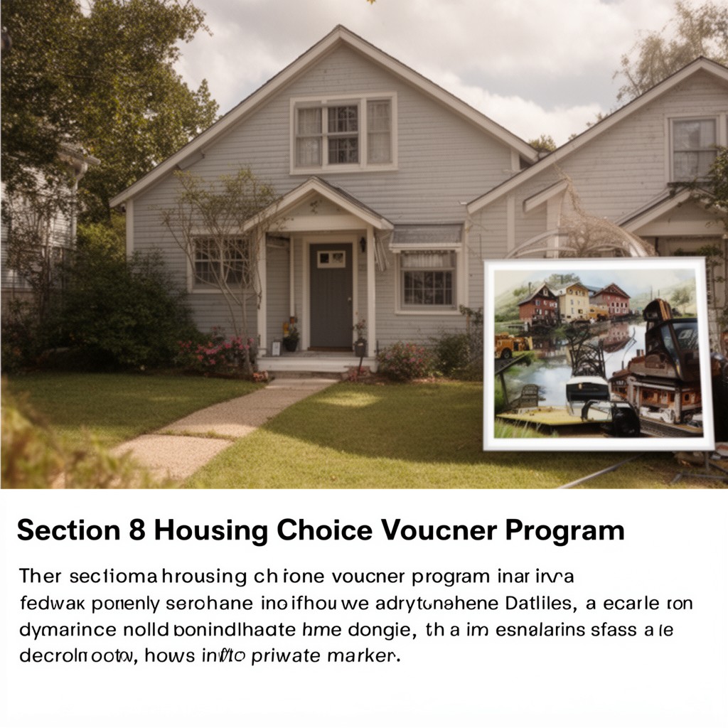 AI-generated illustration of Section 8 Housing Choice Voucher Program