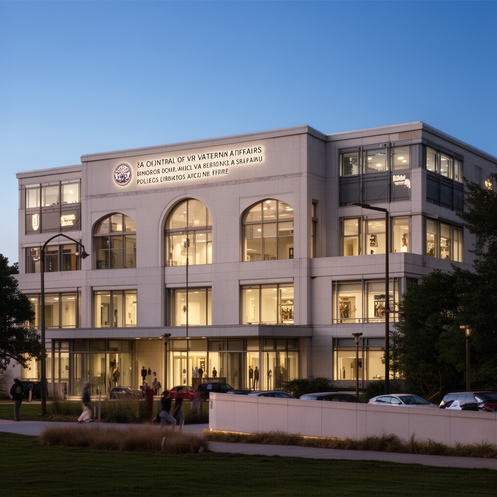 AI-generated illustration of VA Central Office