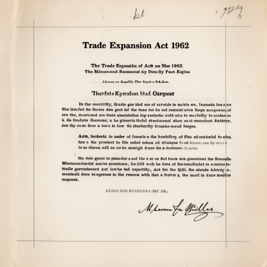 AI-generated illustration of Trade Expansion Act of 1962
