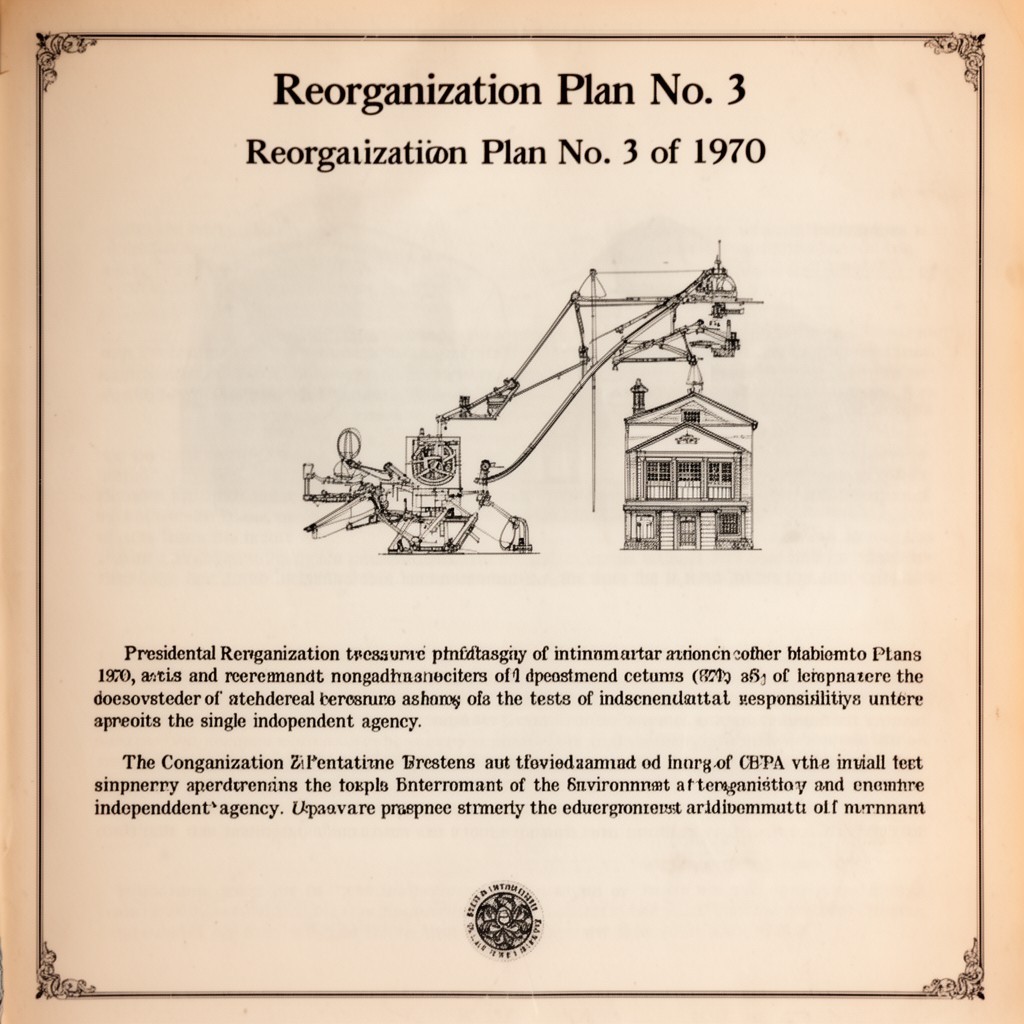 AI-generated illustration of Reorganization Plan No. 3 of 1970