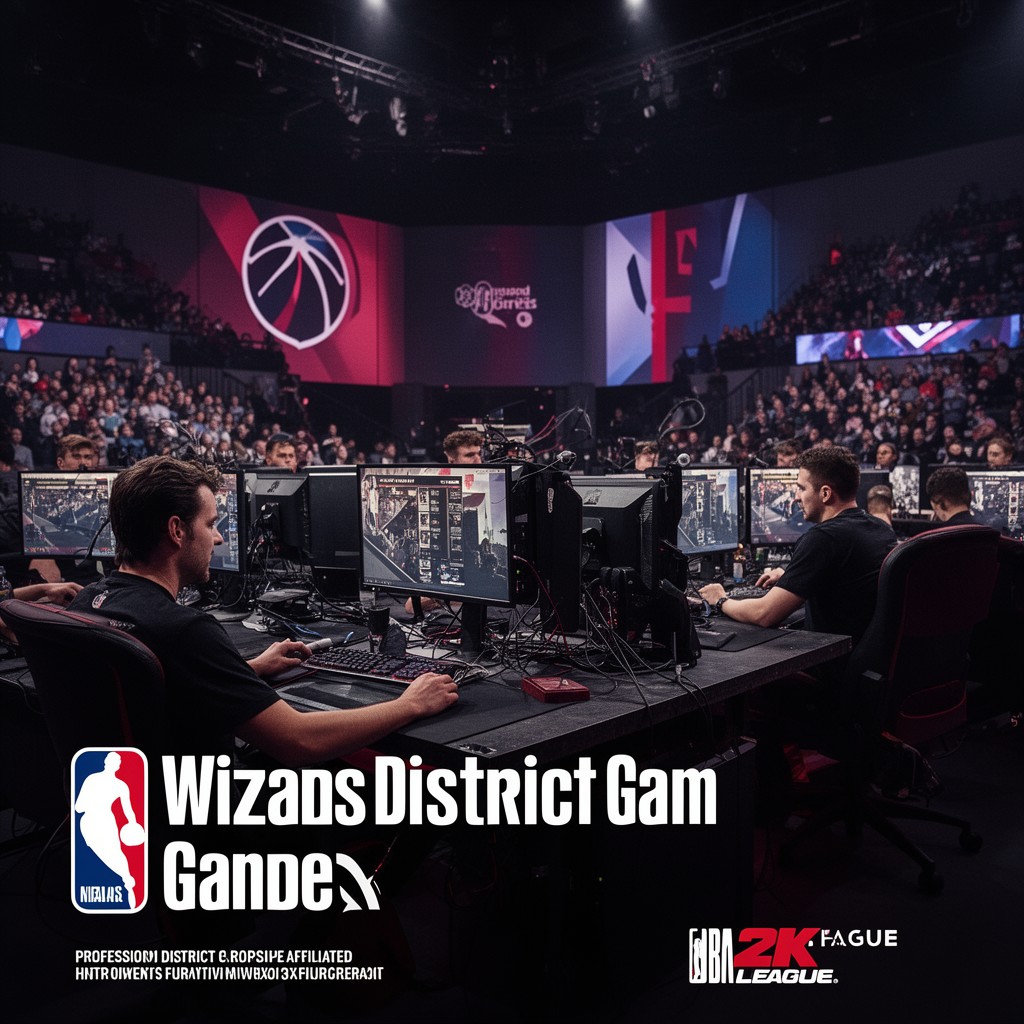 AI-generated illustration of Wizards District Gaming