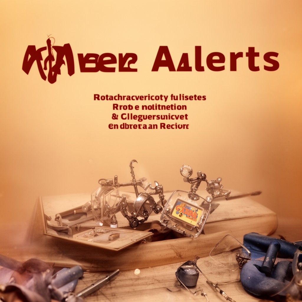 AI-generated illustration of AMBER Alerts