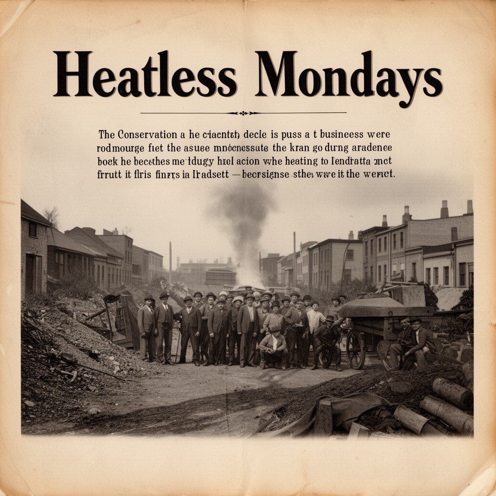 AI-generated illustration of “heatless Mondays” program