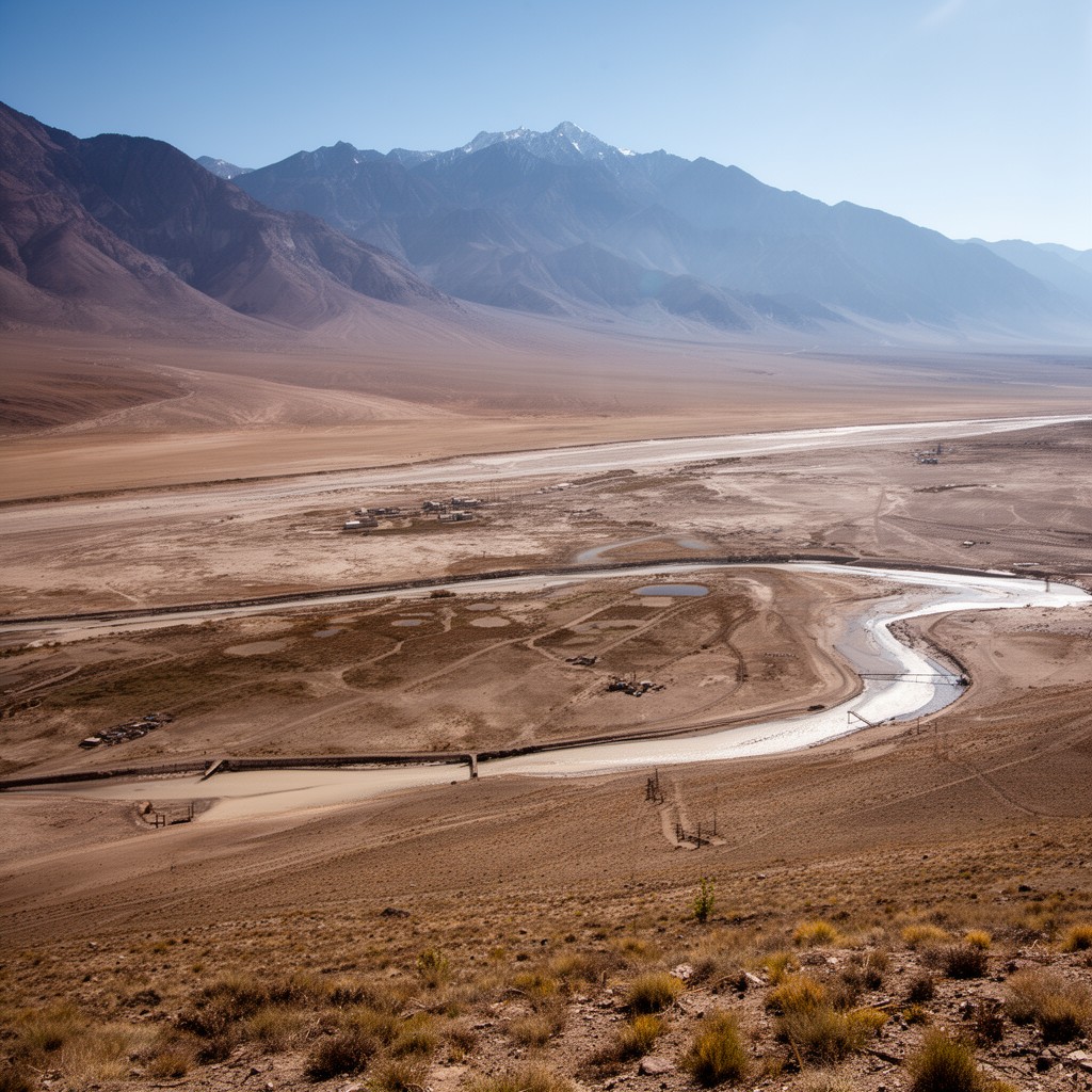AI-generated illustration of Tarim Basin