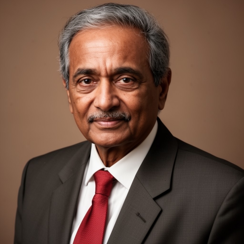 AI-generated illustration of Vijay Tendulkar