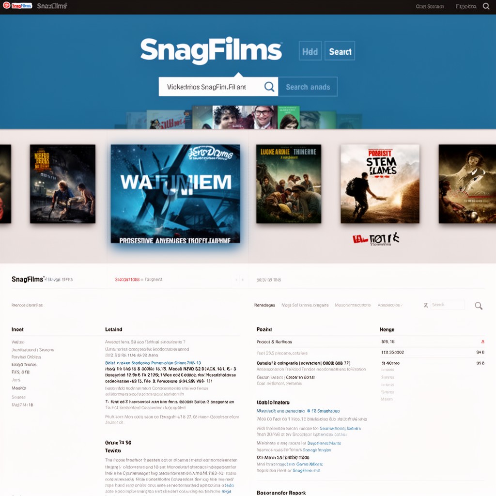 AI-generated illustration of SnagFilms