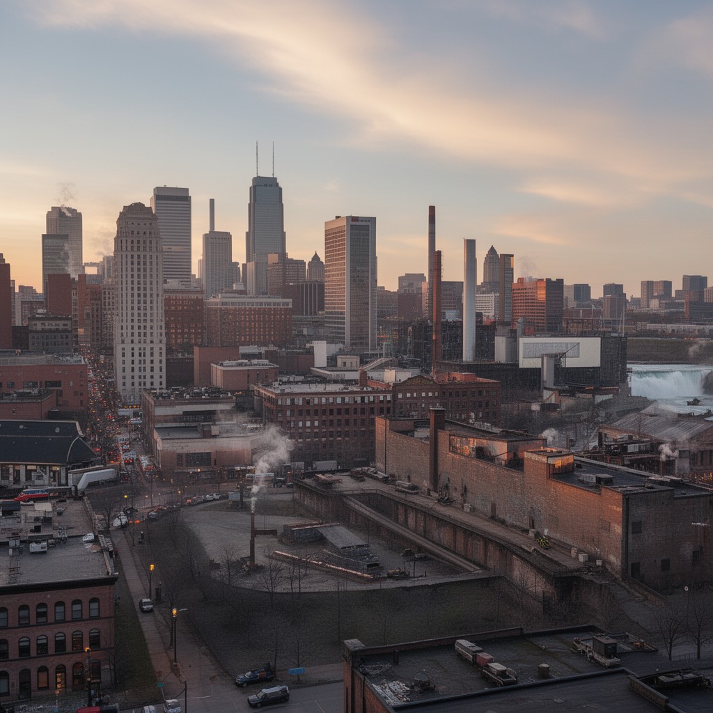 AI-generated illustration of Buffalo