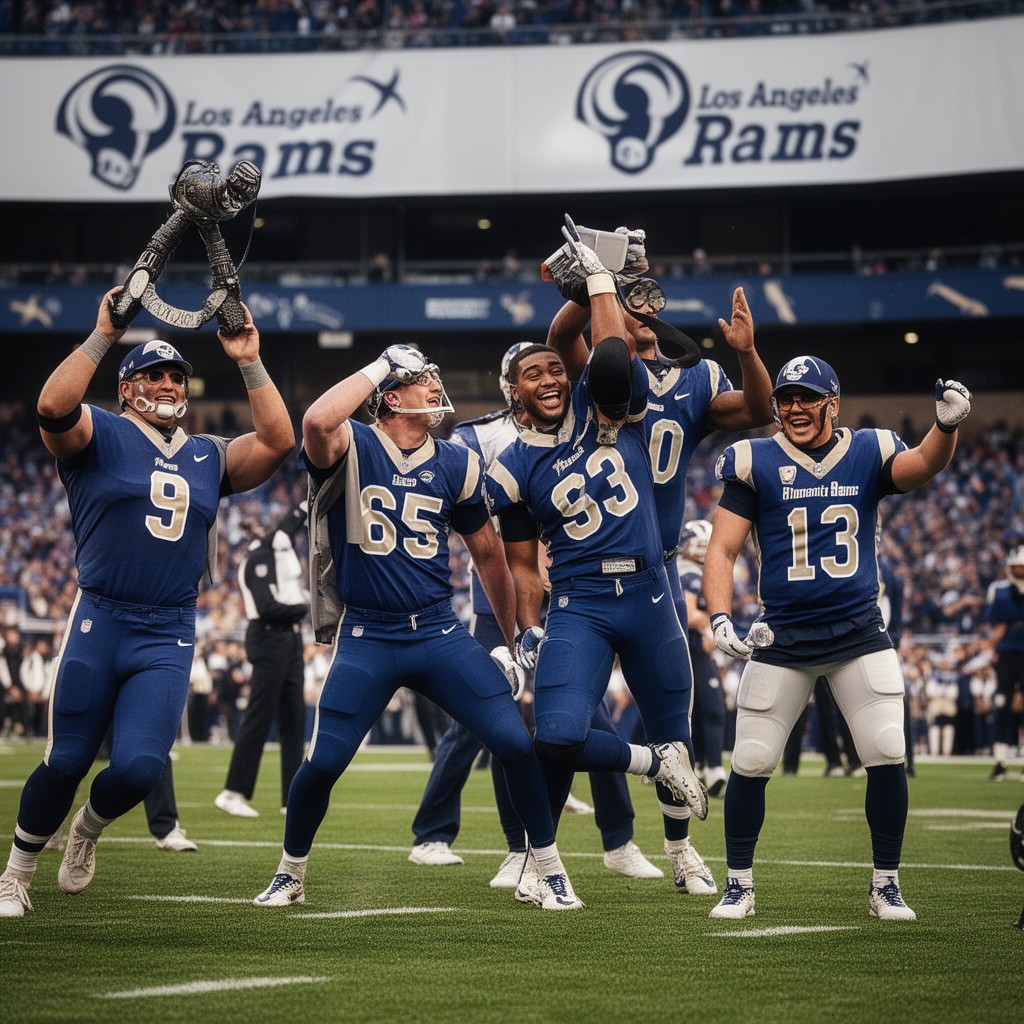 AI-generated illustration of Los Angeles Rams