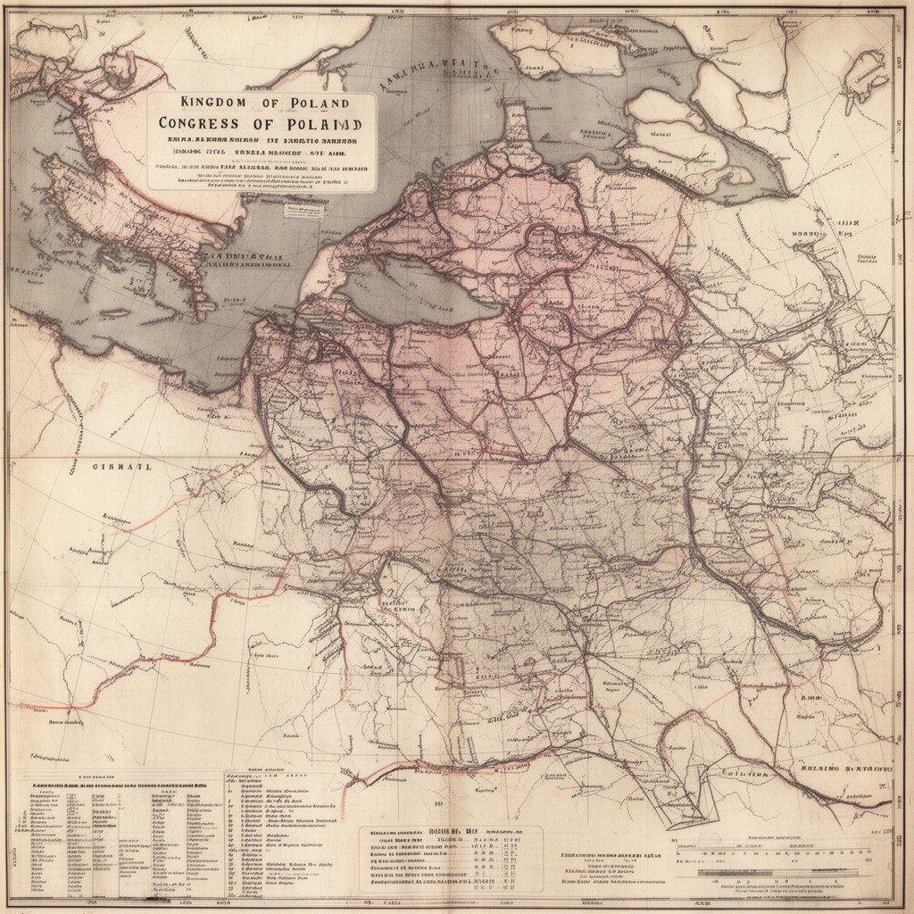 AI-generated illustration of Kingdom of Poland (Congress Poland)
