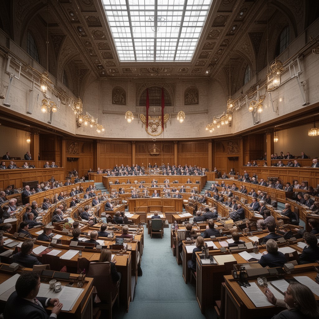 AI-generated illustration of House of Commons of Canada