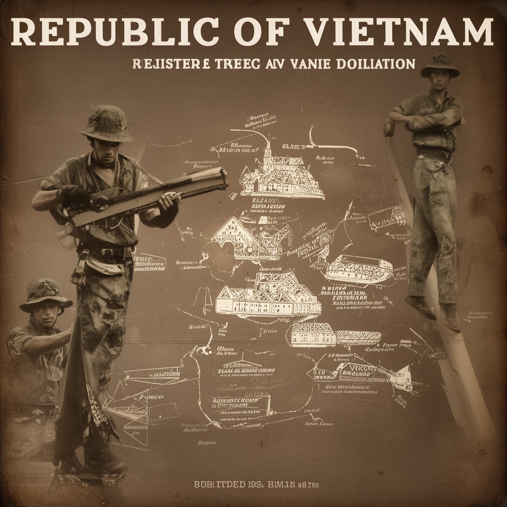 AI-generated illustration of Republic of Vietnam