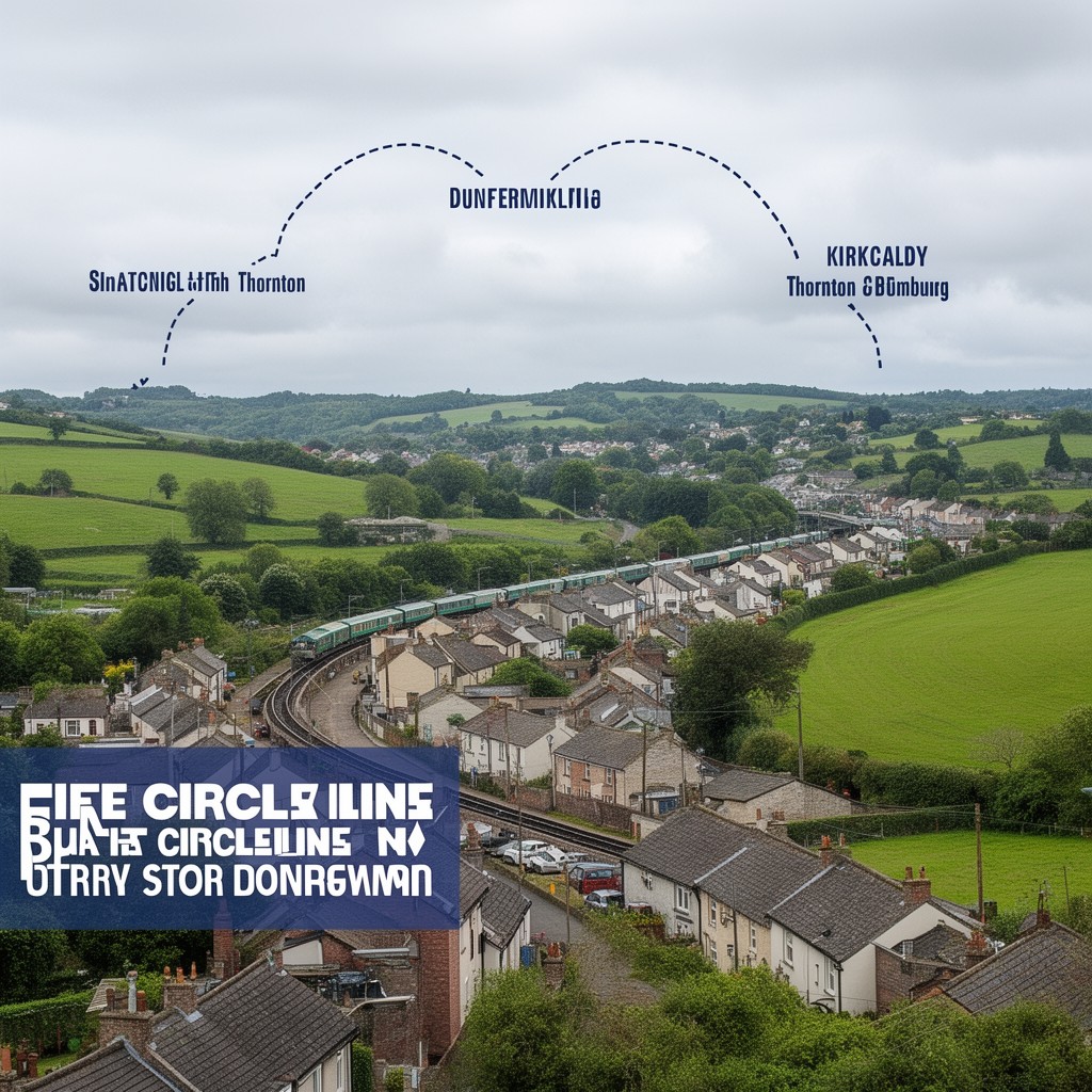 AI-generated illustration of Fife Circle Line