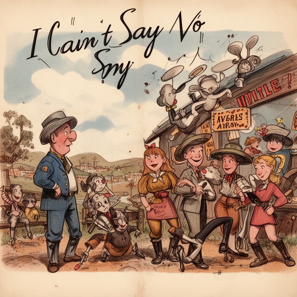 AI-generated illustration of I Cain't Say No