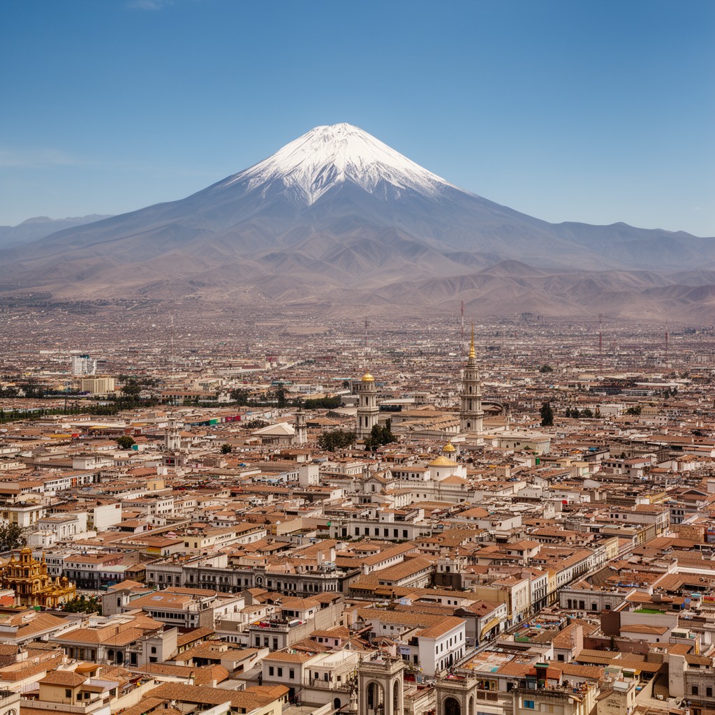 AI-generated illustration of Arequipa