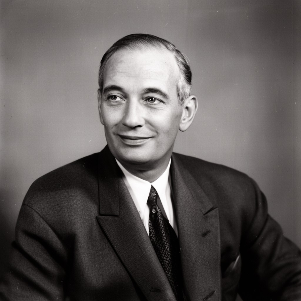 AI-generated illustration of Charles A. Halleck