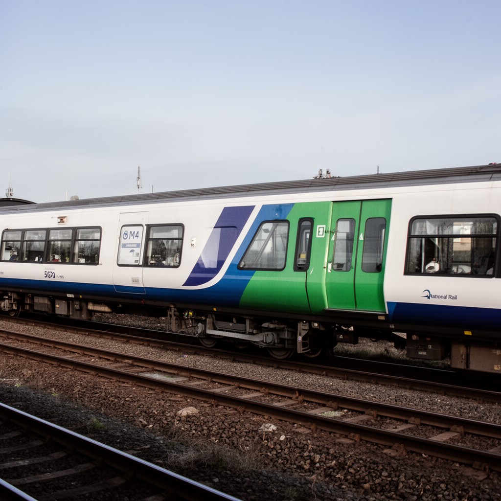 AI-generated illustration of National Rail