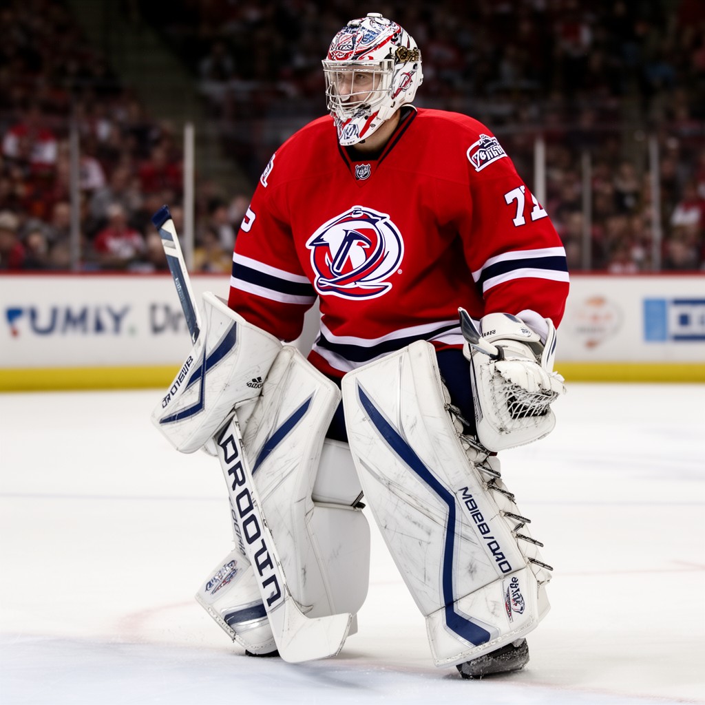 AI-generated illustration of Martin Brodeur