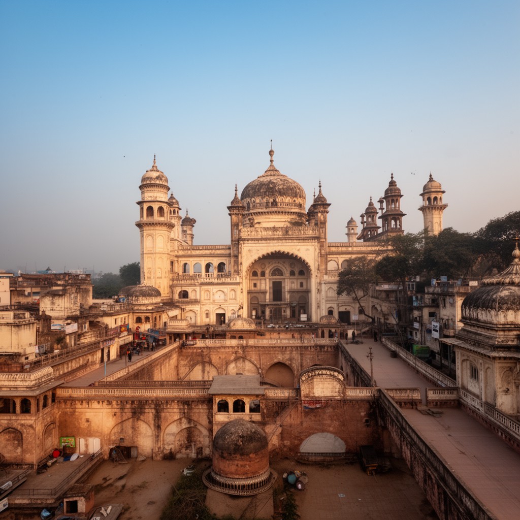 AI-generated illustration of Lucknow