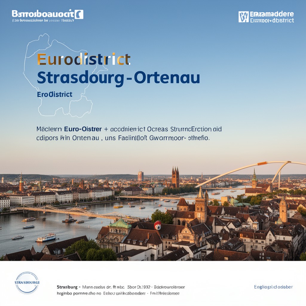 AI-generated illustration of Eurodistrict Strasbourg-Ortenau