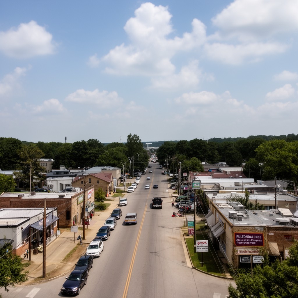 AI-generated illustration of Fultondale, Alabama