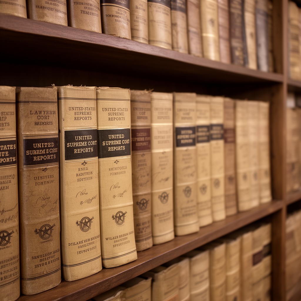 AI-generated illustration of United States Supreme Court Reports, Lawyers’ Edition