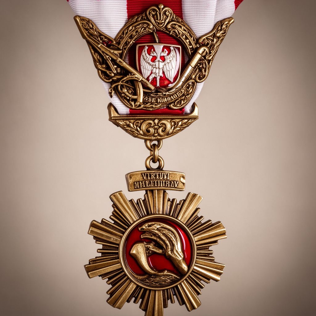 AI-generated illustration of Virtuti Militari