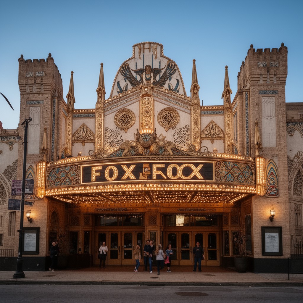 AI-generated illustration of Fox Theatre