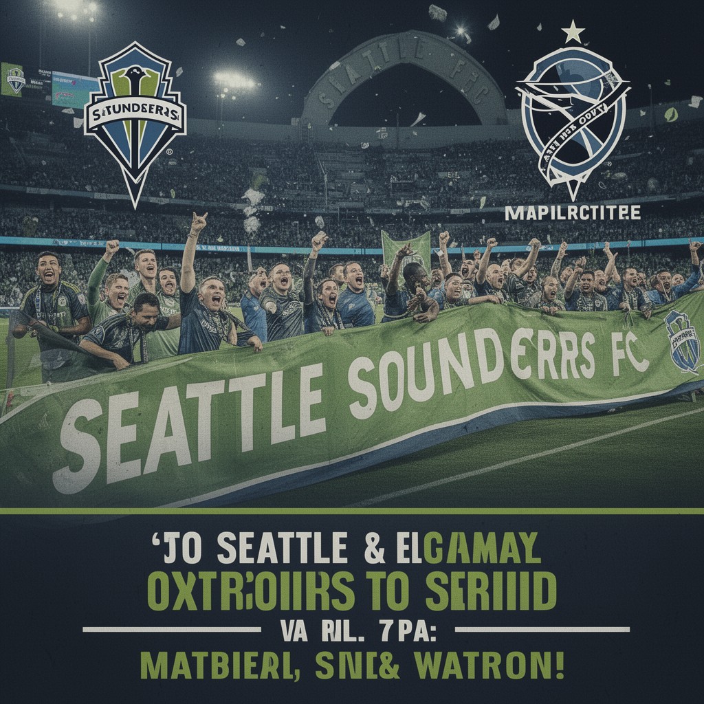 AI-generated illustration of Seattle Sounders FC